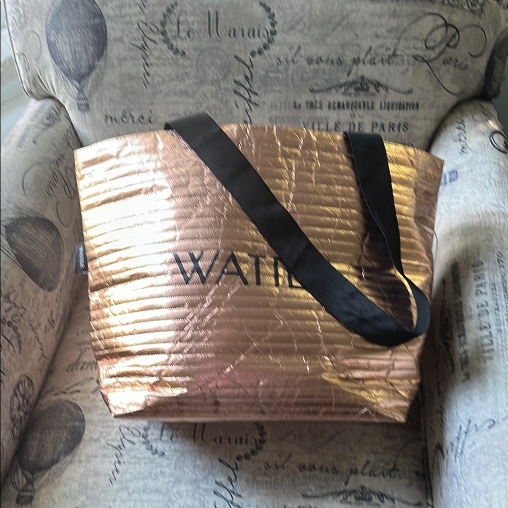 Waterproof Gold Tote Bag